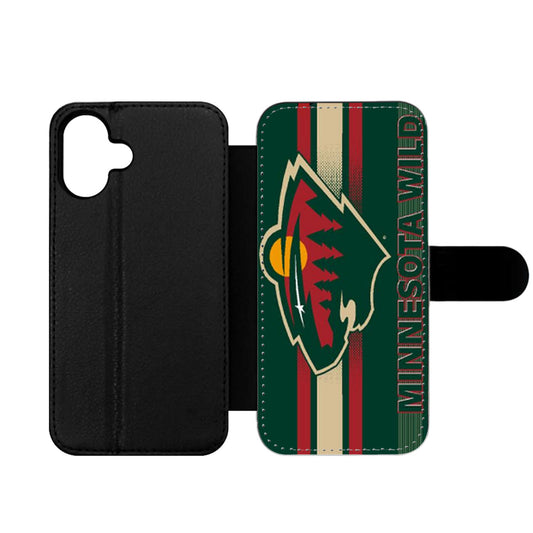 MINNESOTA WILD LOGO Wallet iPhone Case