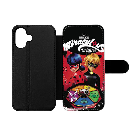 MIRACULOUS LADY BUG AND CAT NOIR Wallet iPhone Case
