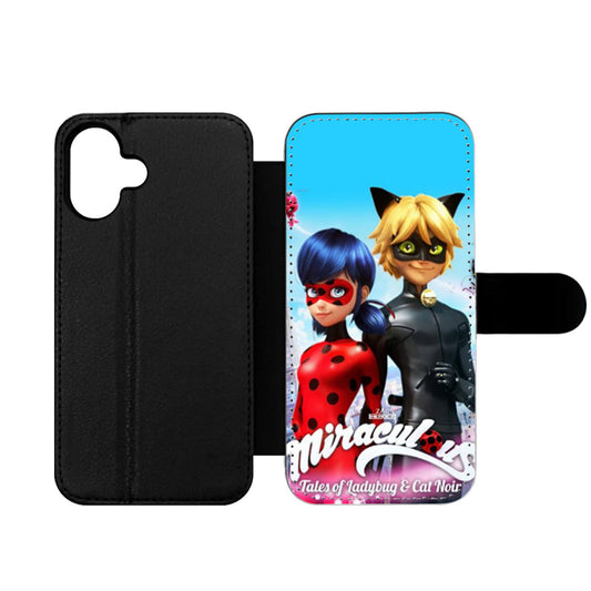 MIRACULOUS TALES LADY BUG CAT NOIR Wallet iPhone Case