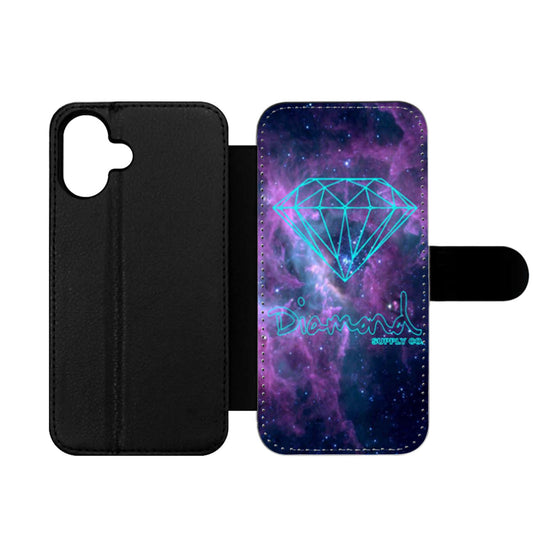 MInt Diamond Supply Co Nebula Wallet iPhone Case