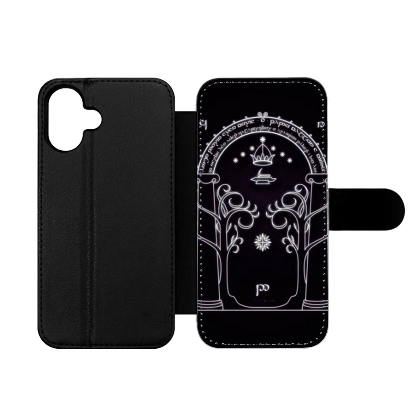 Magic Gate of Moria Lord Of The Ring The Hobbit Wallet iPhone Case