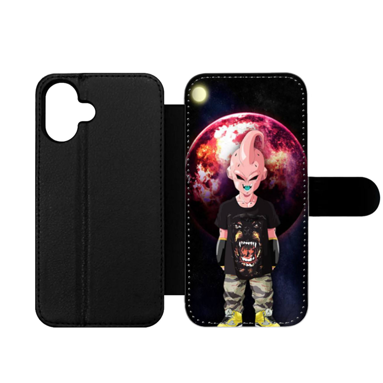 Majin Buu Givenchy Rottweiler Bape Jordan Wallet iPhone Case