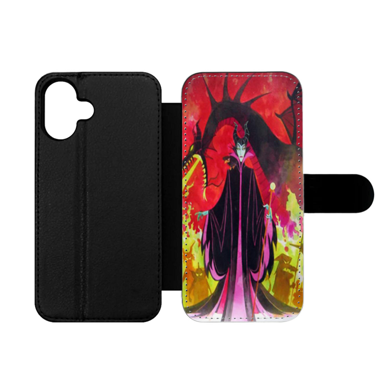 Maleficent Art Wallet iPhone Case