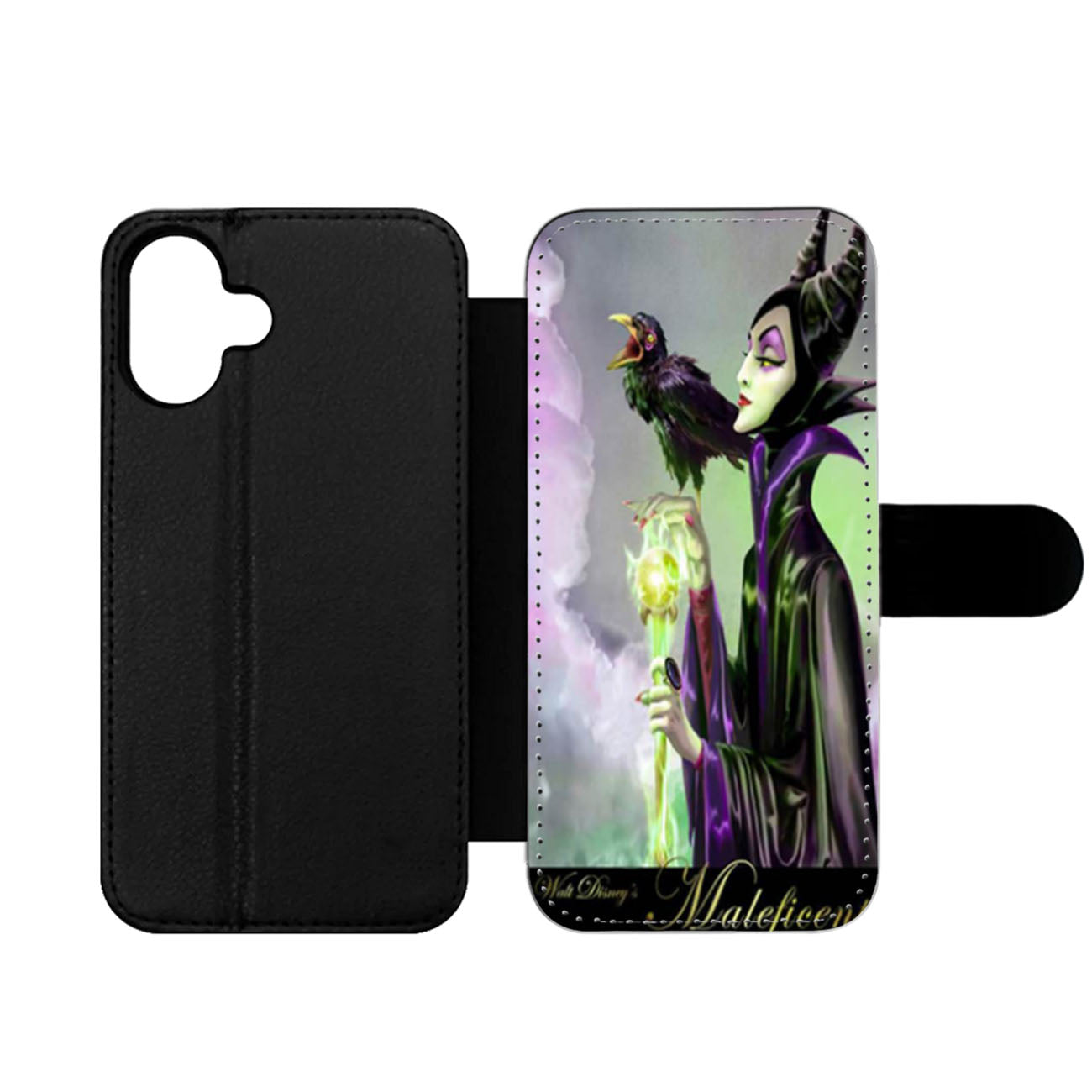 Maleficent Design Wallet iPhone Case