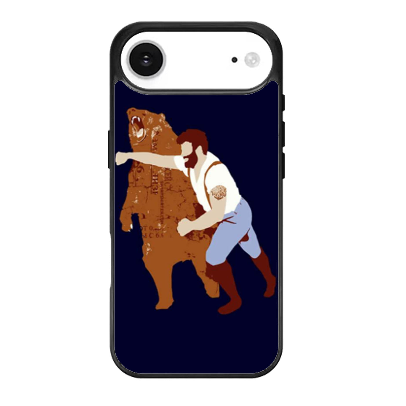 Man Punching Bear iPhone Air Case