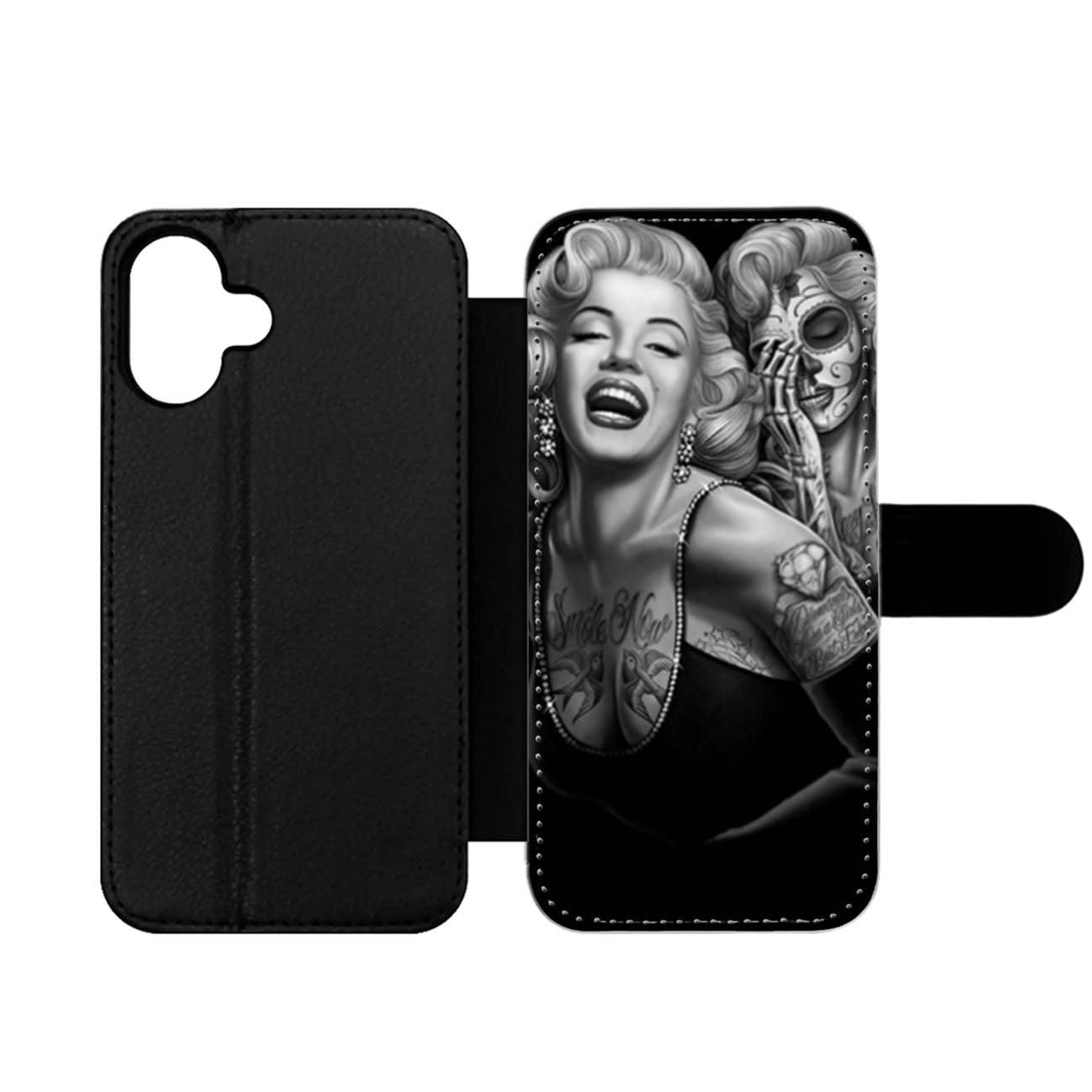 Marilyn Monroe Day Of The Dead Wallet iPhone Case