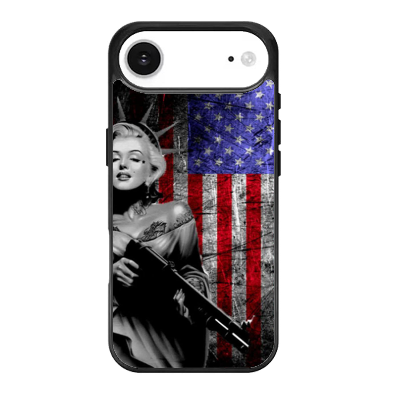 Marilyn Monroe Liberty Gun American Flag iPhone Air Case