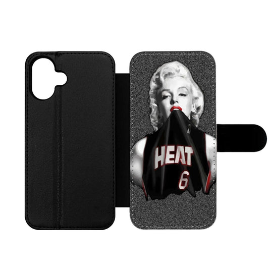 Marilyn Monroe Miami Heat Wallet iPhone Case