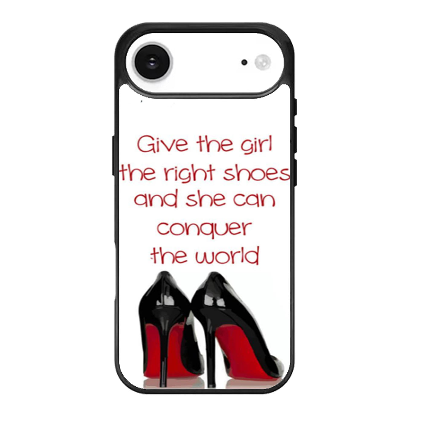 Marilyn Monroe Quote Give A Girl The Right Shoes Two iPhone Air Case
