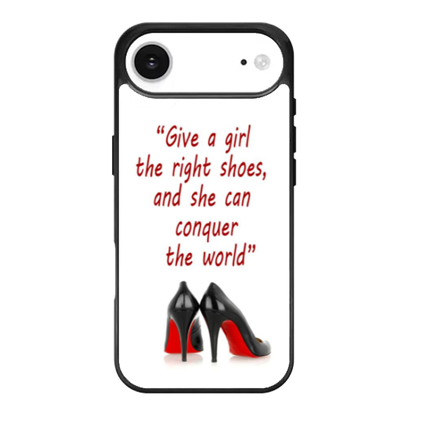 Marilyn Monroe Quote Give A Girl The Right Shoes iPhone Air Case