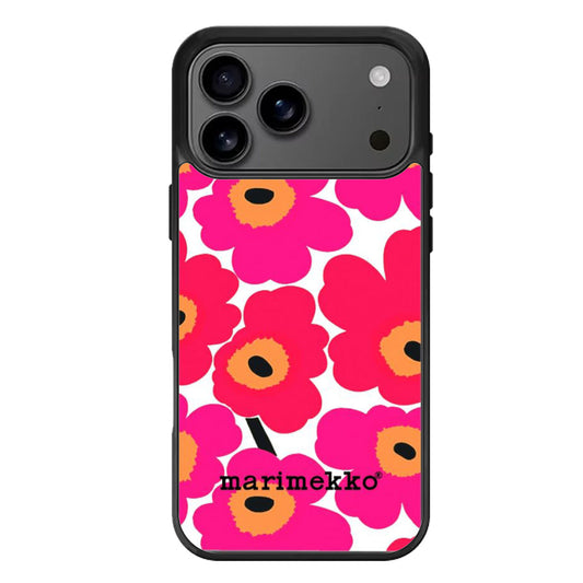 Marimekko Rose Red iPhone 17 Pro Max Case
