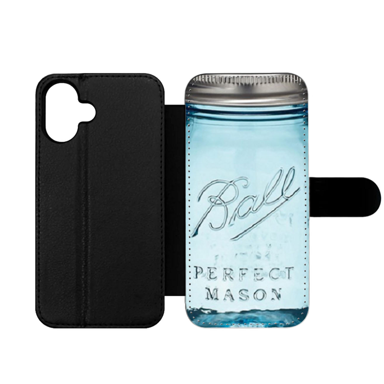 Mason Jar Wallet iPhone Case