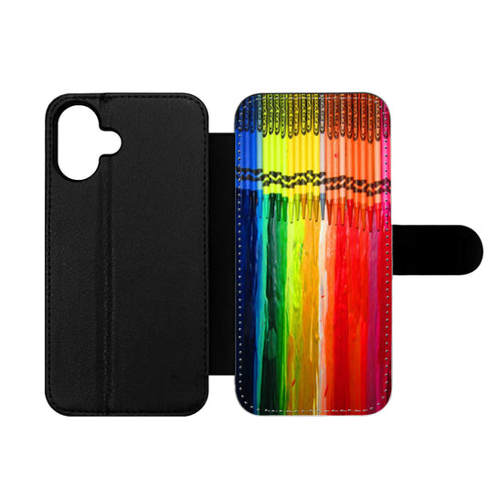 Melting Crayola Crayons Wallet iPhone Case