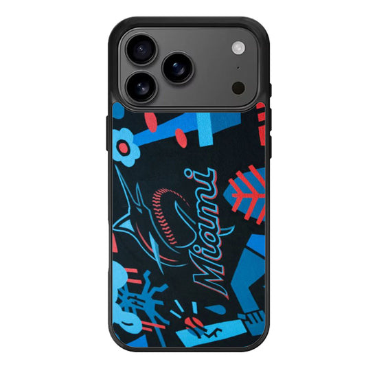 Miami Marlins iPhone 17 Pro Max Case