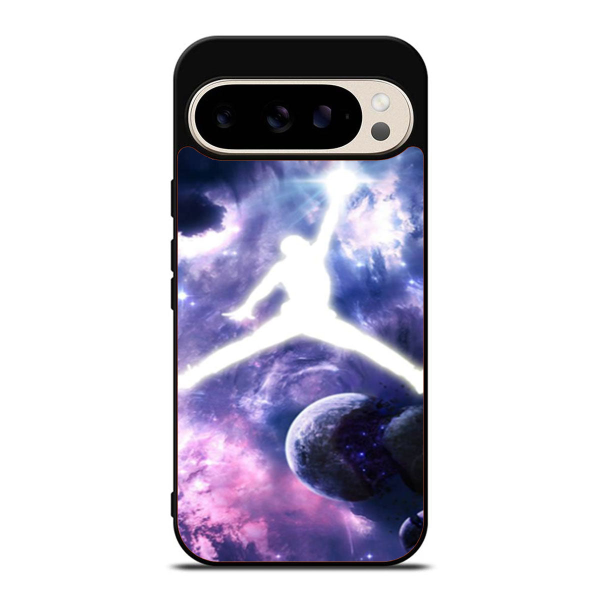 Michael Jordan In Galaxy Nebula Google Pixel 9 Pro Case