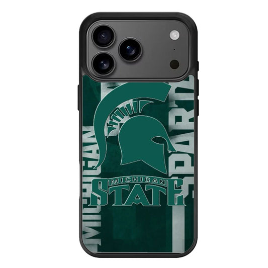 Michigan State Spartans Wallpaper iPhone 17 Pro Max Case