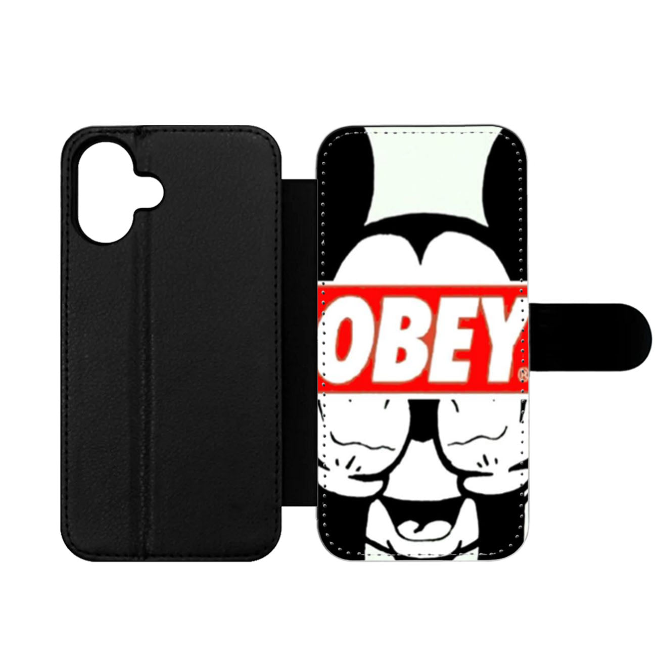 Mickey Mouse Obey Wallet iPhone Case