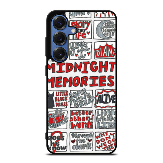 Midnight Memories One Direction Collage Samsung S25 Ultra Case