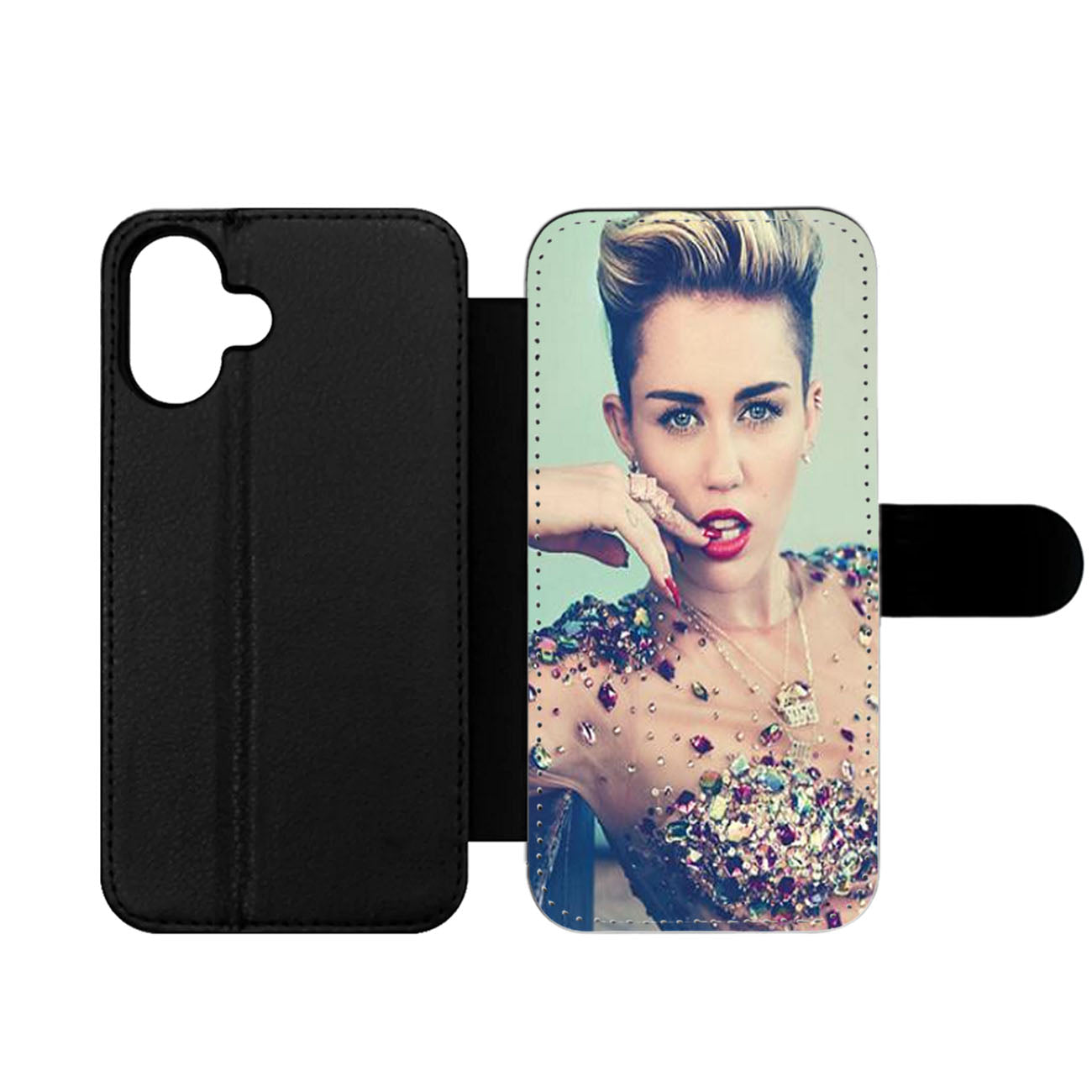 Miley Cyrus Cosmopolitan Wallet iPhone Case