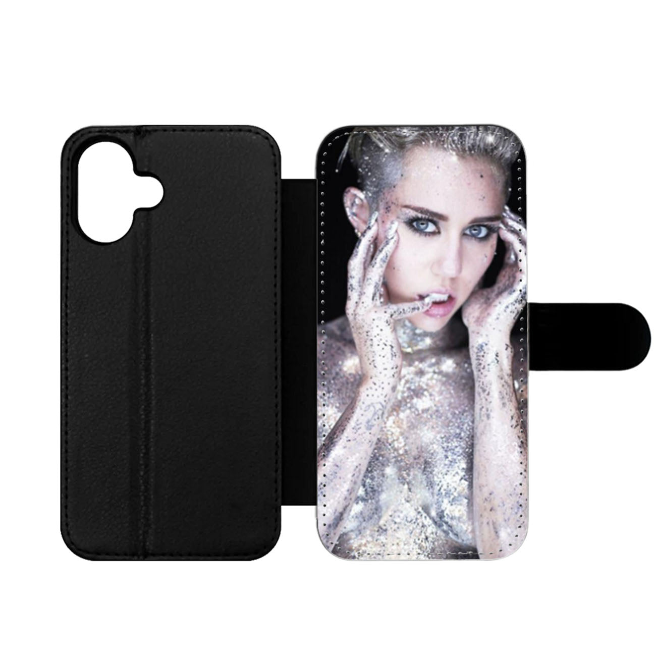 Miley Cyrus Real and True Photoshoot Wallet iPhone Case