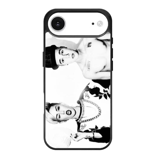 Miley Cyrus and Justin Bieber in BW iPhone Air Case