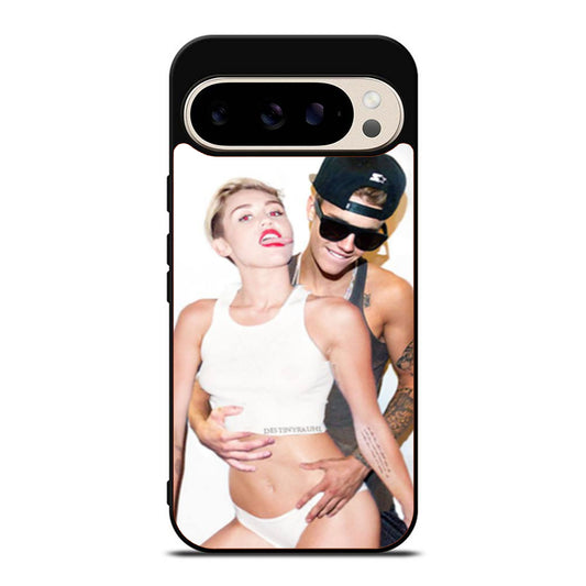 Miley Cyrus and Justin Bieber Google Pixel 9 Pro Case