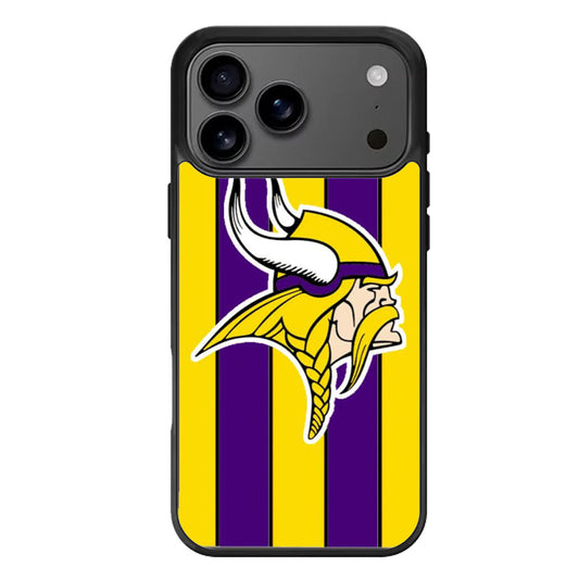 Minnesota Vikings Stripe iPhone 17 Pro Max Case
