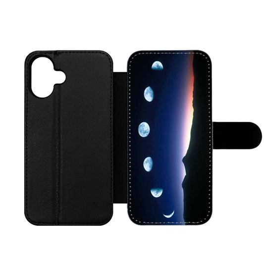 Moon Phases Lunar Wallet iPhone Case