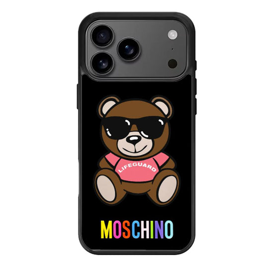 Moschino Fashion Black iPhone 17 Pro Max Case