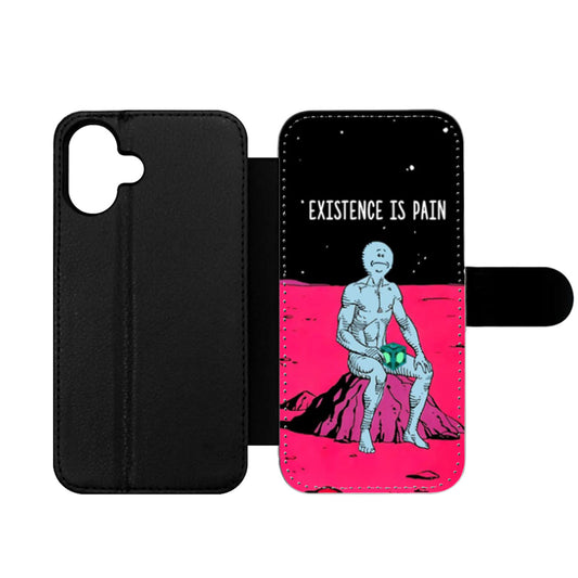 Mr Meeseeks Existence is Pain Dr Manhattan Wallet iPhone Case