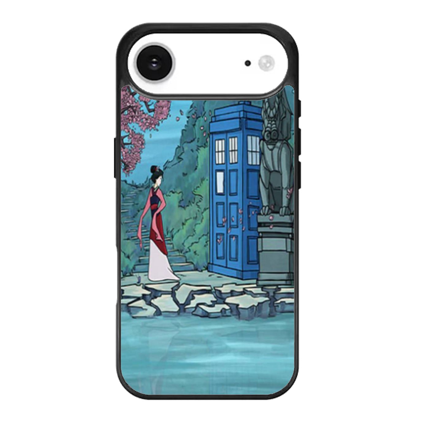 Mulan Meet Tardis Doctor Who iPhone Air Case