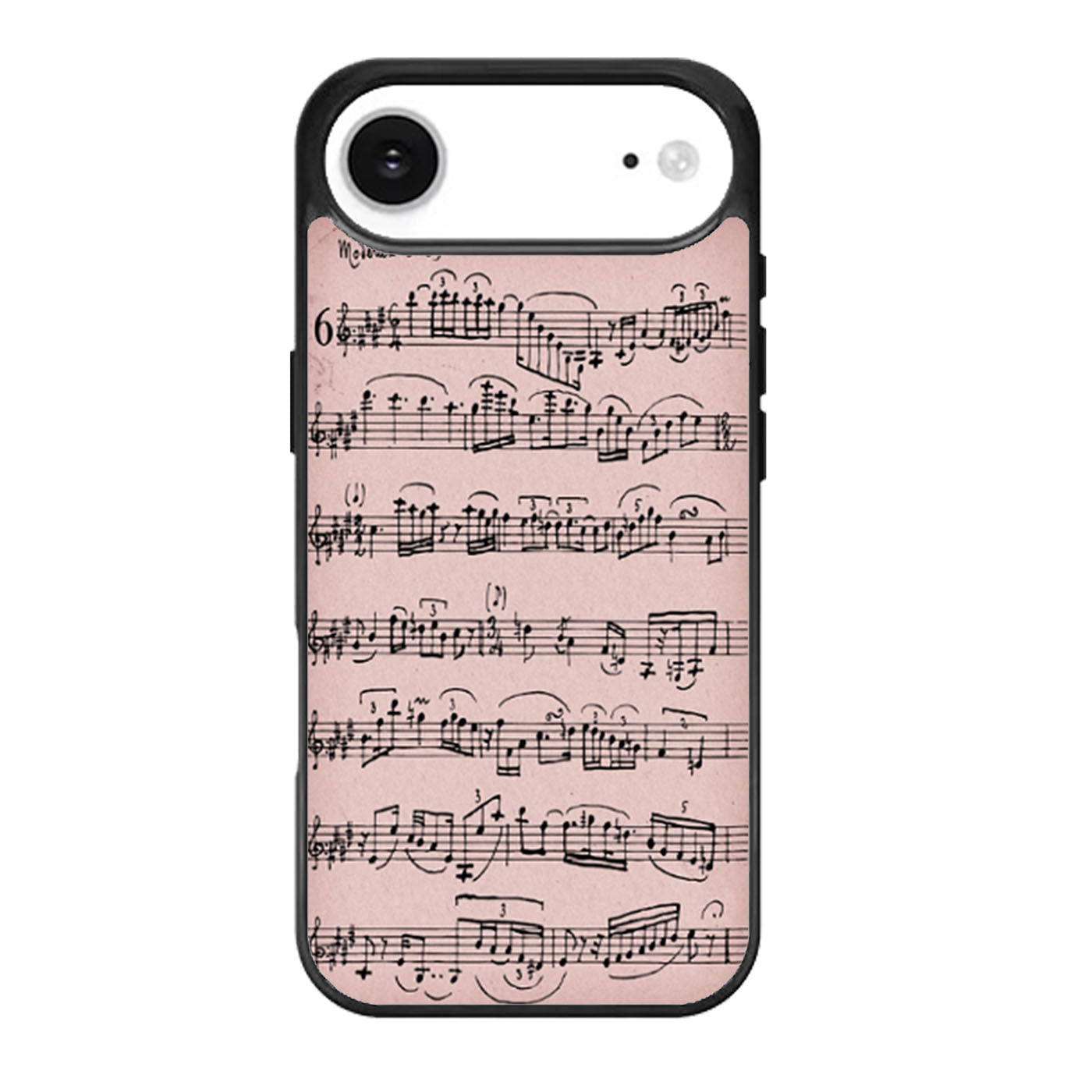 Music Note Winter White Mozart iPhone Air Case