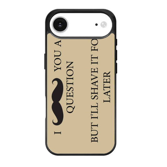 Mustache Question iPhone Air Case
