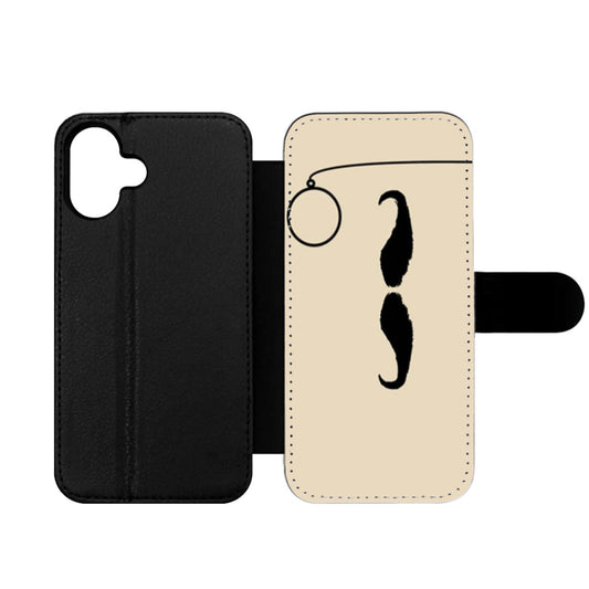 Mustache Two Wallet iPhone Case