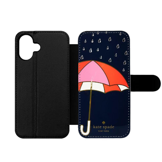 NAVY UMBRELLA KATE SPADE Wallet iPhone Case