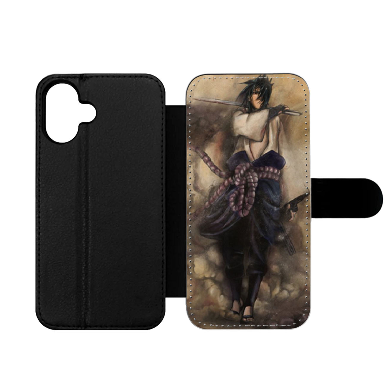 Naruto Uchiha Sasuke Wallet iPhone Case