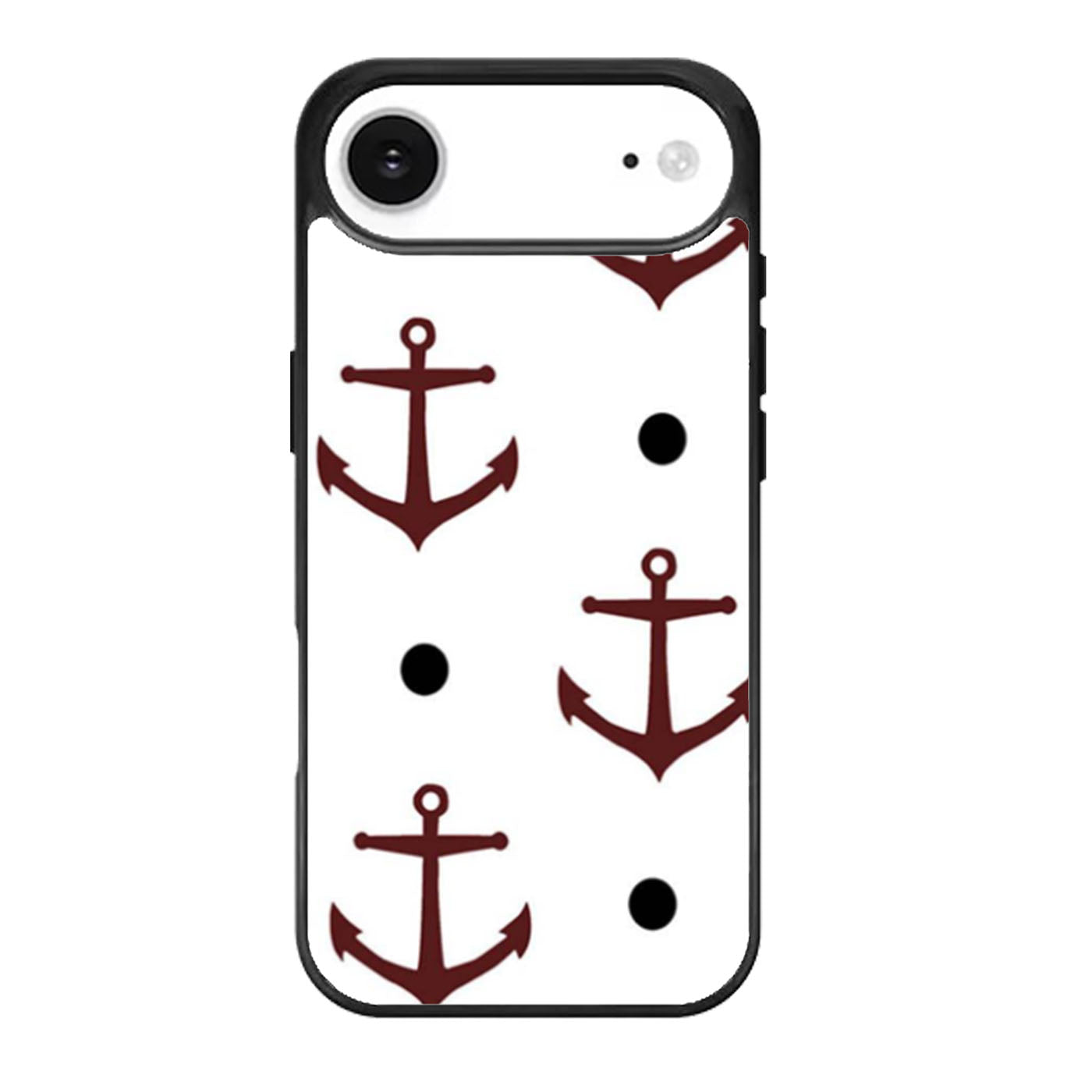 Nautical Anchor Navy Pattern Print iPhone Air Case