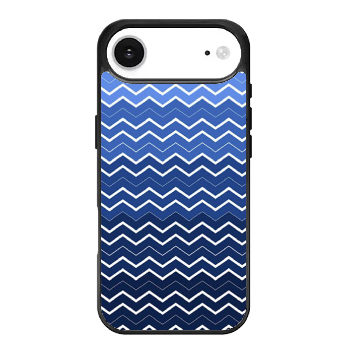 Navy Blue Chevron Pattern iPhone Air Case