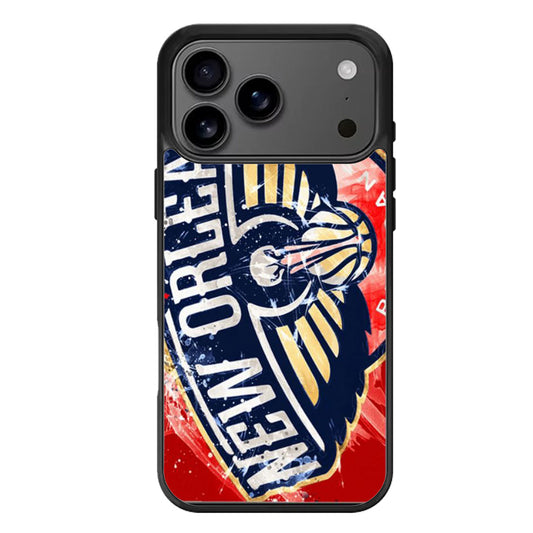 New Orleans Pelicans Artwork iPhone 17 Pro Max Case