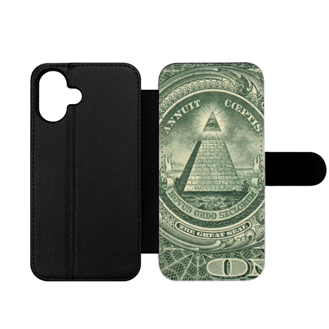 New World Order Wallet iPhone Case