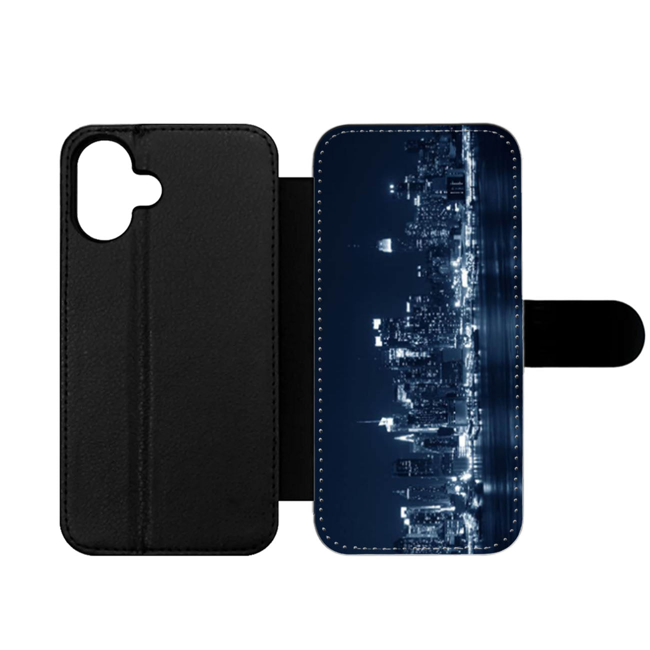 New York City at Night Skyline Wallet iPhone Case