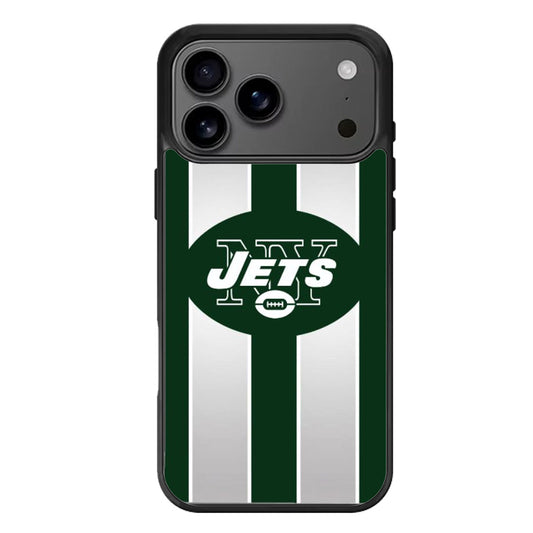 New York Jets Striped iPhone 17 Pro Max Case