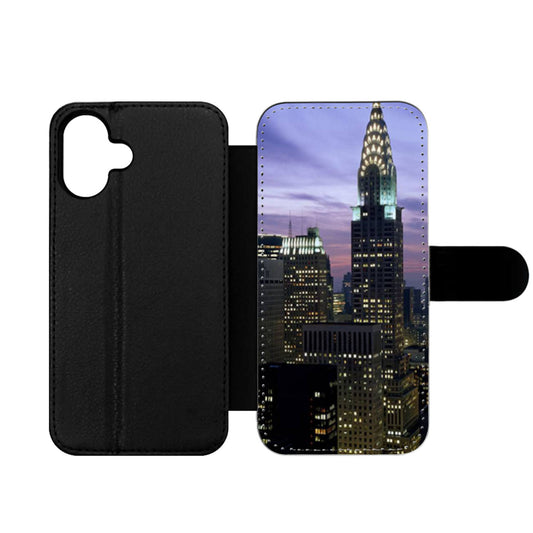 New York Sky View Wallet iPhone Case