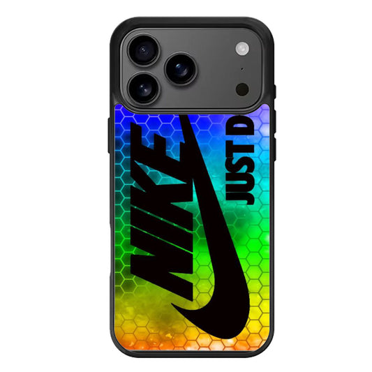 Nike Just Do it Hexagon Colorfull iPhone 17 Pro Max Case