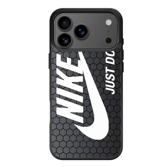 Nike Just Do it White Hexagon iPhone 17 Pro Max Case