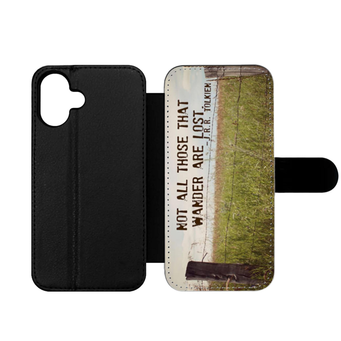 Not All Those Who Wander Are Lost Wallet iPhone Case