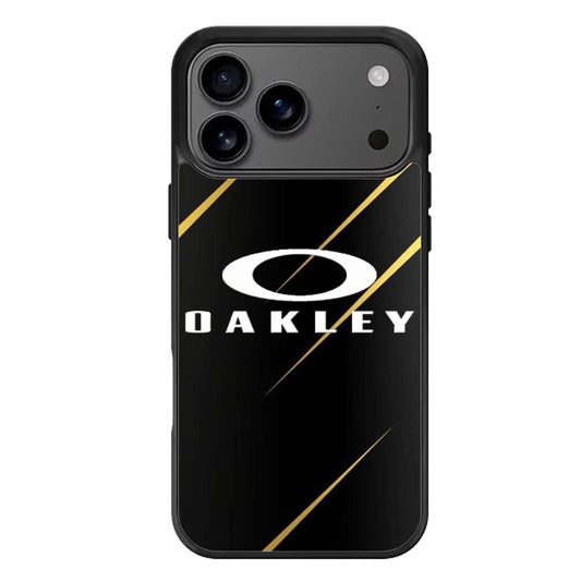 Oakley Black Logo iPhone 17 Pro Max Case