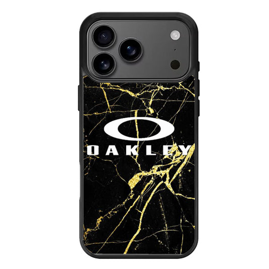 Oakley Black Marble iPhone 17 Pro Max Case