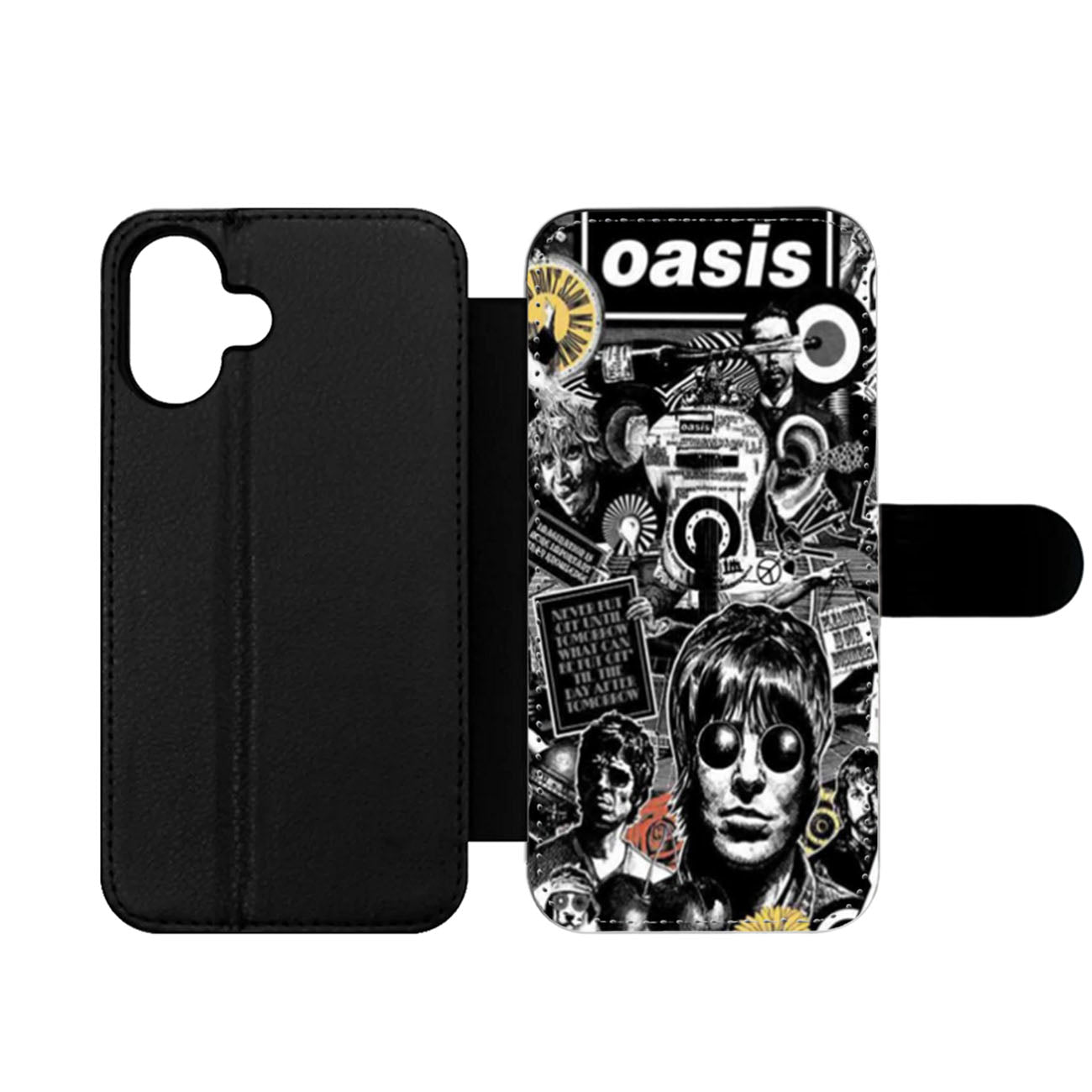 Oasis band Liam Noel Galagher Wallet iPhone Case