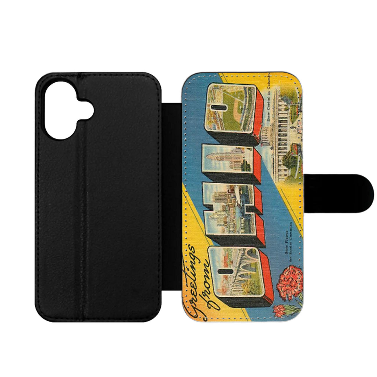 Ohio Postcard Wallet iPhone Case